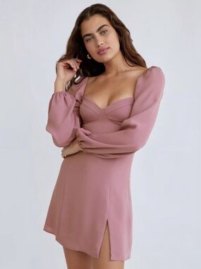 Aritzia Novella Dress Soft Orchid